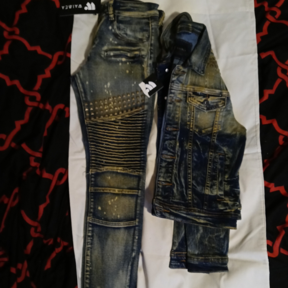 Cool jean matching set